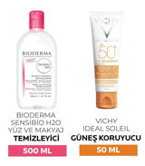 Vichy Ideal Soleil 50 Faktör Hassas Ciltler İçin Nemlendirici Suya Dayanıklı Yüz ve Vücut Güneş Kremi 50 ml