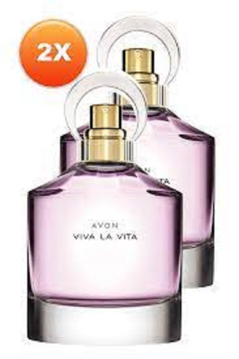 Avon Viva La Vita EDP Çiçeksi-Meyvemsi Kadın Parfüm 2x50 ml