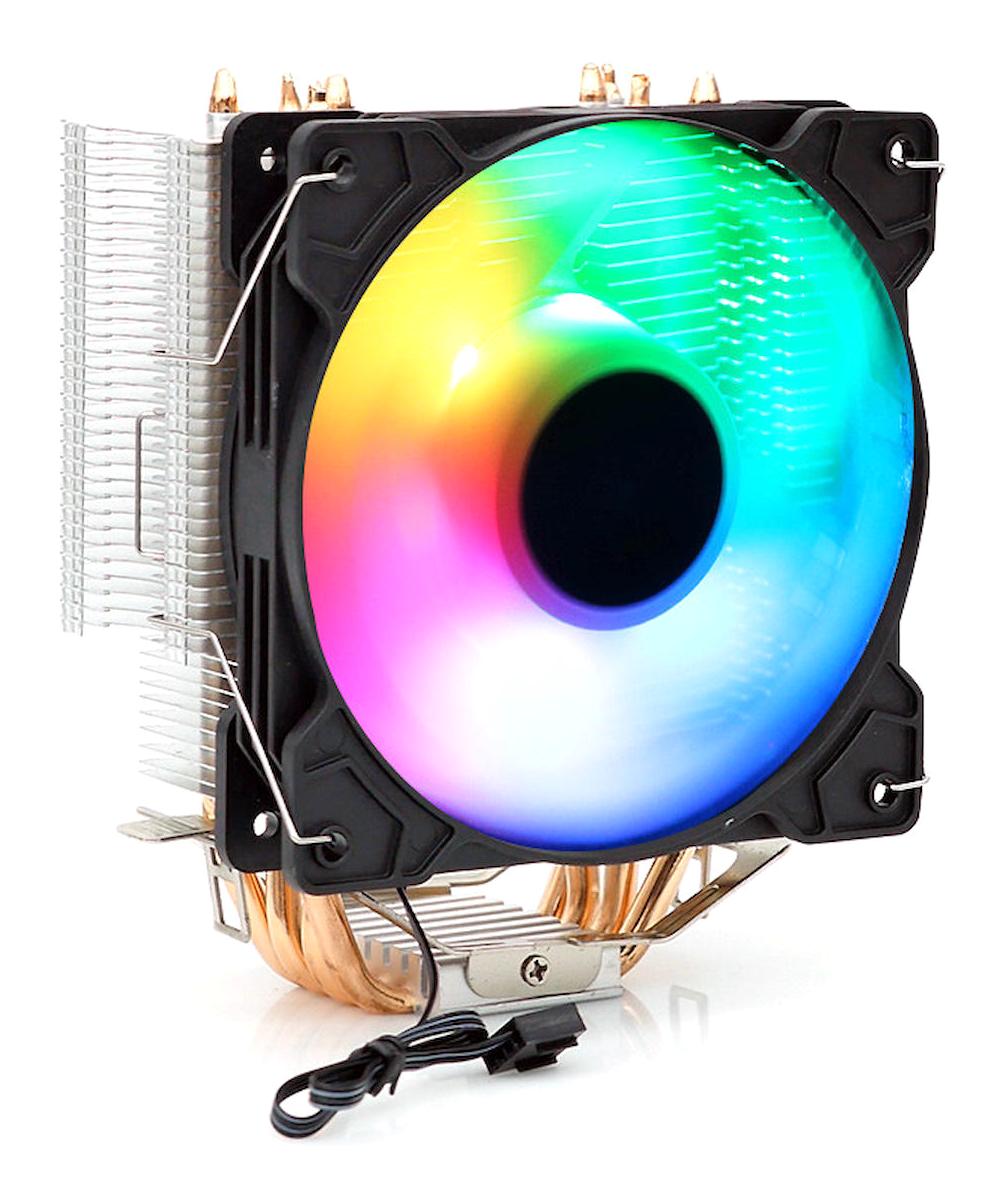 Dark Freezer X123 Sessiz 1 Fanlı Fan Soğutmalı RGB Masaüstü İşlemci Soğutucu