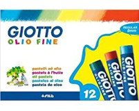 Giotto Olio Fine 12'li Yağlı Pastel Boya Seti