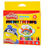 Play-Doh Silinebilir 12'li Mum Pastel Boya Seti