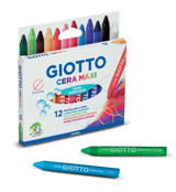 Giotto Cera Maxi Jumbo Mum Boya 12 Renk Pastel Boya