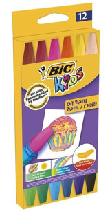 Bic Oil Pastel Karton Kutu 12'li Pastel Boya