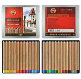 Koh-i Noor Gioconda Soft Pastel Kalem 48 Renk Metal Kutu Pastel Boya