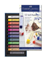 Faber-Castell Soft Toz 12'li set Pastel Boya