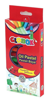 Globox 6884 12 Renk Karton Kutu Pastel Boya