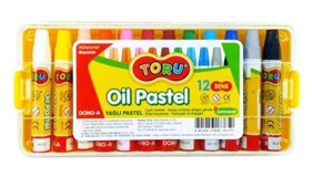 Toru 12 Renk Yağlı Pastel Boya