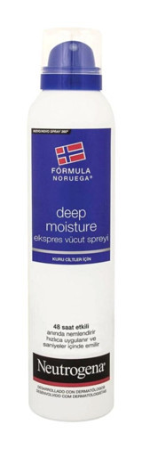 Neutrogena Deep Moisture Ekspres Nemlendiricili Unisex Vücut Spreyi 200 ml