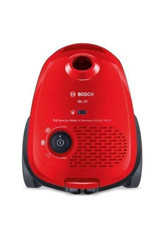 Bosch Bgn2a111 600 W Yatay Hepa Filtreli Turbo Başlıklı Toz Torbalı Süpürge Kırmızı