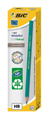 Bic Eco Evolution 650 12'li HB Siyah Kurşun Kalem Seti