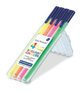 Staedtler Brilliant Colors 4'lü Renkli Fosforlu Kalem Seti