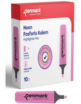 Penmark Hs 505 04 Neon Pembe Fosforlu Kalem