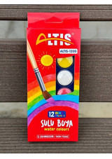 Altıs 12 Renk Küçük Boy 1200 Sulu Boya