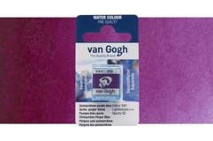 Van Gogh Quinacridone Purple Blue 593 Yarım Tablet Sulu Boya