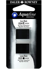 Daler Rowney Aquafine Tablet Ivory Black Lamp Black Sulu Boya