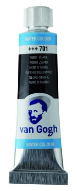 Talens Van Gogh 10 ml Tüp 701 Ivory Black Sulu Boya