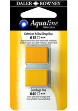 Daler Rowney Aquafine Tablet Cad Yellow Deep Ganboge Sulu Boya