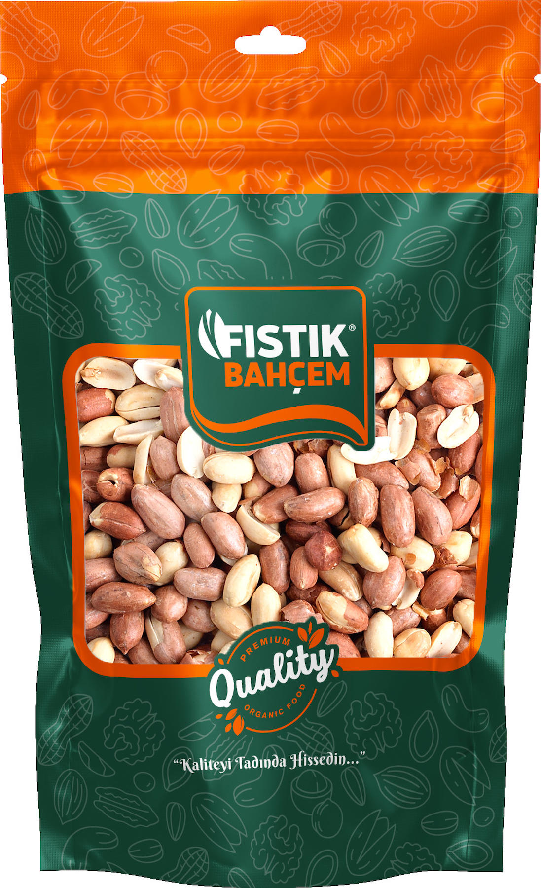 Fıstık Bahçem Quality Tuzsuz Kavrulmuş Yer Fıstığı 1 kg