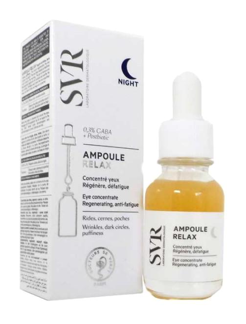 Svr Ampoule Relax Aydınlatıcı Kırışıklık Karşıtı Göz Altı Torba Karşıtı Göz Çevresi Gece Serumu 15 ml