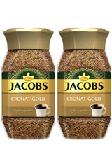 Jacobs Cronat Gold Kavanoz Granül Kahve 2x100 gr