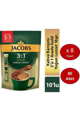 Jacobs 3ü1 Arada Paket Granül Kahve 80x16 gr