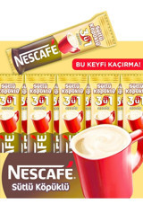 Nescafe 3'ü 1 Arada Sütlü Köpüklü 17.4 gr 56 Adet Granül Kahve Hazır Kahve