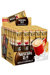 Nescafe 2'si 1 Arada Sütlü Köpüklü 10 gr 48 Adet Granül Kahve Hazır Kahve