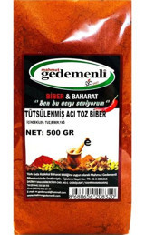 Gedemenli Tütsülenmiş Acı Toz Biber 500 gr