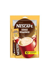 Nescafe 3'ü 1 Arada Sütlü Köpüklü 17.4 gr 10 Adet Granül Kahve Hazır Kahve