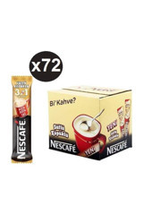 Nescafe 3'ü 1 Arada Sütlü Köpüklü 17.4 gr 72 Adet Granül Kahve Hazır Kahve