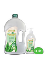 Mom'S Green Aloe Vera Nemlendiricili Parabensiz Organik Köpük Sıvı Sabun 500 ml+1.5 lt 2'li