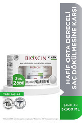 Bioxcin Genesis Yağlı Saçlar İçin Dökülme Karşıtı Şampuan 3x300 ml