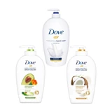 Dove Avokado-Hindistan Cevizi Nemlendiricili Köpük Sıvı Sabun 500 ml 3'lü