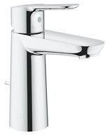 Grohe BauEdge 23758000 Metal Aç Kapa Kare Banyo Bataryası Gümüş