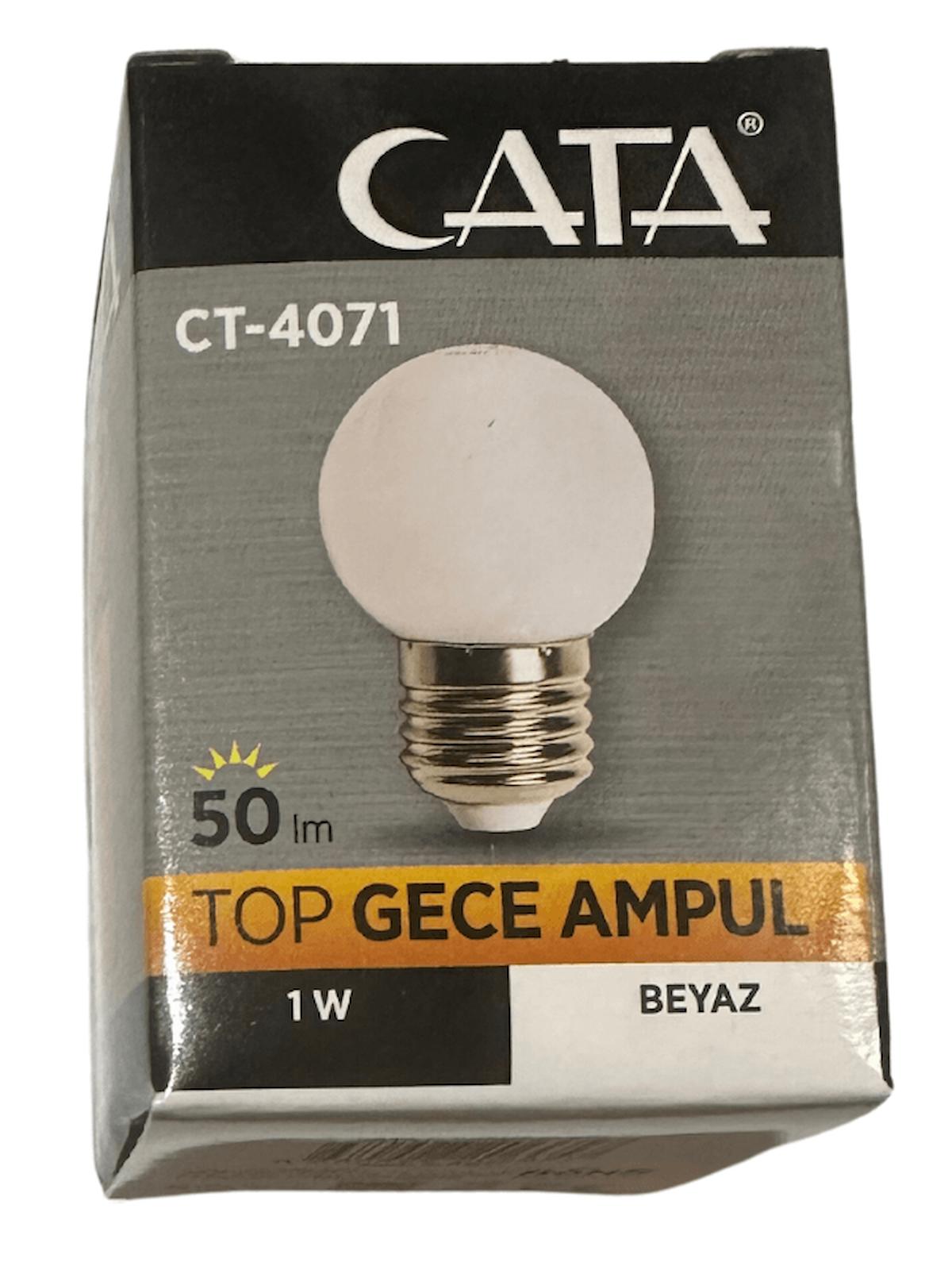 Cata CT-4071 1 W Tasarruflu Beyaz E27 Armut Led Ampul