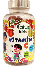 Afye Kids Kids Barbados Kirazı Yetişkin Vitamin 50 Kapsül