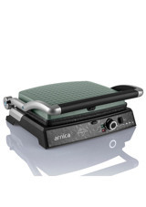 Arnica GH26250 6 Dilim Granit Çıkartılabilir Plaka Tek Yönlü 2000 W Izgaralı Yeşil Tost Makinesi/Waffle ve Tost Makinesi