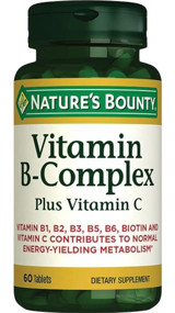 Nature'S Bounty Vitamin B-Complex Plus Vitamin C Aromasız Yetişkin Vitamin 60 Tablet