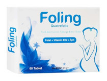 Foling Folik Asit Aromasız Yetişkin Vitamin 60 Tablet