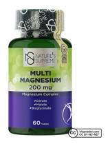 Nature'S Supreme Multi Magnesium Complex Aromasız Yetişkin Vitamin 60 Tablet