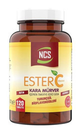 Ncs Ester C Vitamini Kara Mürver Turunçgil Karamürverli Yetişkin Vitamin 120 Tablet