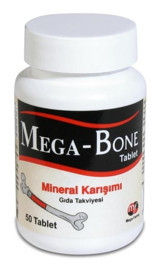 Mega-Bone Bone Aromasız Yetişkin Vitamin 60 Tablet