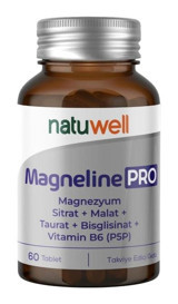 Natuwell Magneline Pro Aromasız Yetişkin Vitamin 60 Tablet