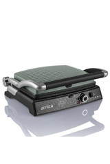 Arnica GH26254 6 Dilim Granit Çıkartılabilir Plaka Çift Taraflı 2000 W Izgaralı Mint Tost Makinesi/Waffle ve Tost Makinesi