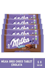 Milka Tablet Oreolu Çikolata 5x100 gr