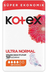 Kotex Organik Antialerjik Kalın Normal 24'lü Hijyenik Ped 1 Adet