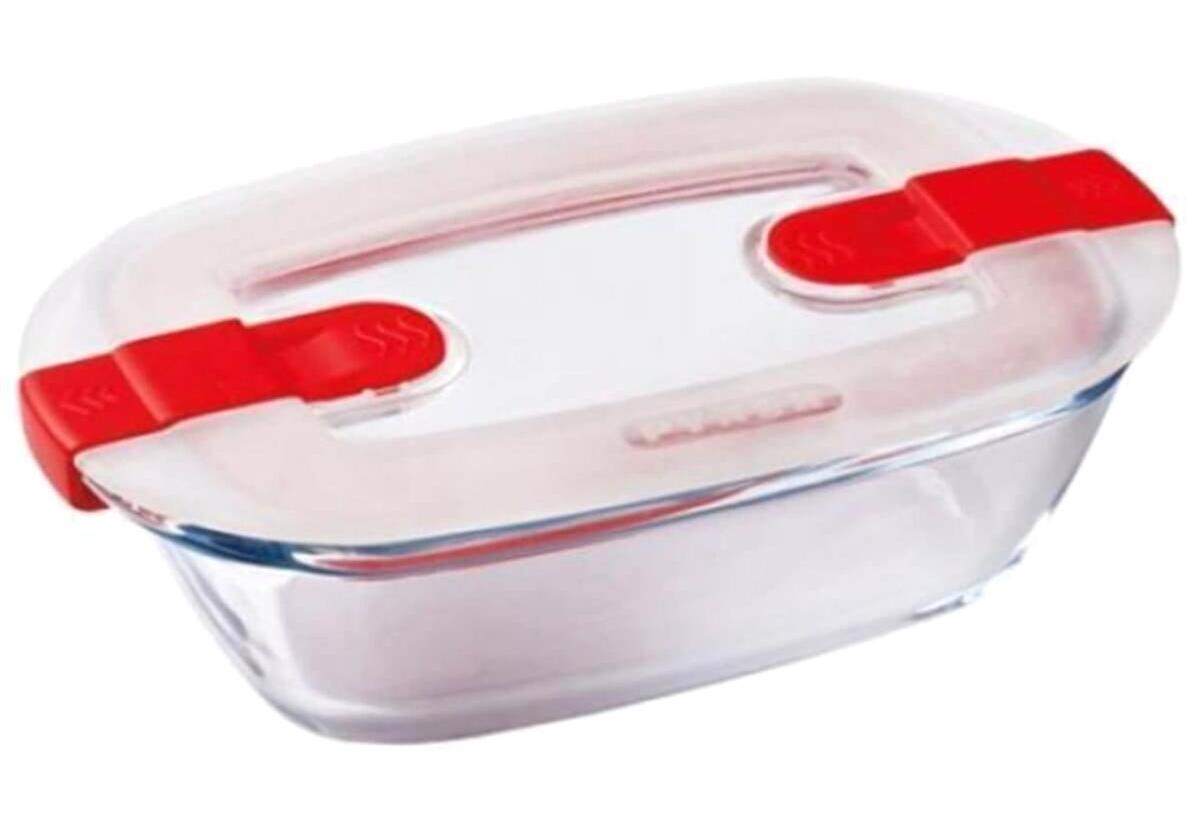 Pyrex 1 Parça Dikdörtgen Cam Saklama Kabı 400 ml