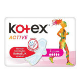 Kotex Active Organik Antialerjik Orta Uzun 7'li Hijyenik Ped 1 Adet