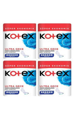 Kotex Ultra Quadro Organik Antialerjik Orta Gece 16'lı Hijyenik Ped 4 Adet