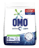 Omo Active Oxygen Beyazlar İçin 360 Yıkama Toz Deterjan 12x4.5 kg